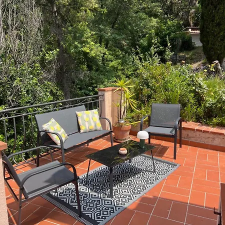 Shangri-la - Entree & Terrasse Privatives - Vue - Parking Guest house Menton