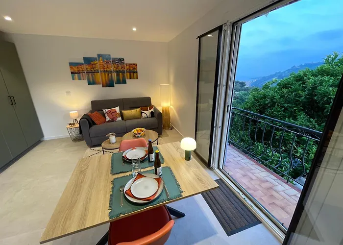 Shangri-la - Calme - Confort - Vue - Pkg - Wifi Gasthof Menton